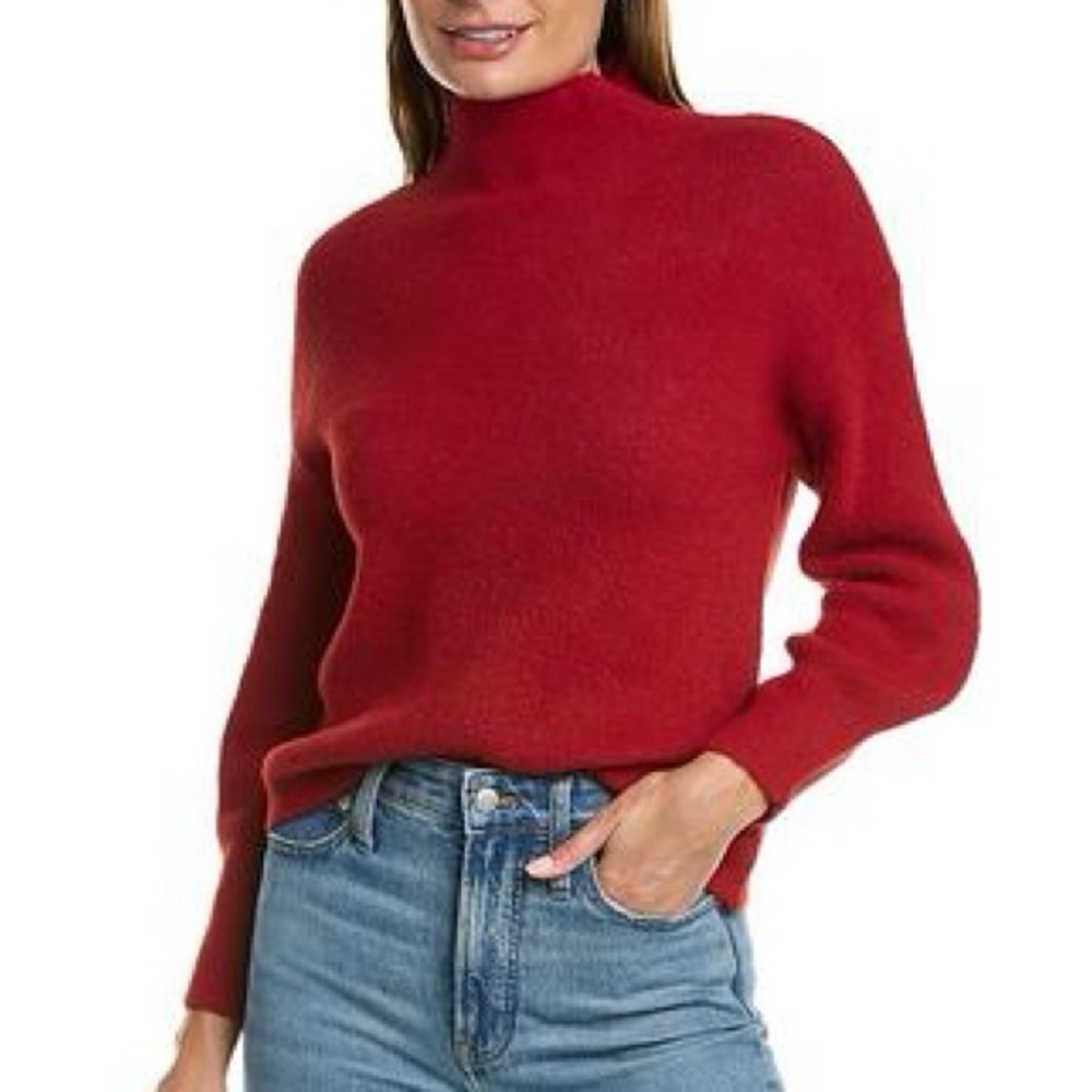 NWT Tahari Cozy Funnel Neck Pullover Sweater